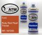 Preview: Ford, Ruby Red Pearl Tricoat, RR / M7283: 400ml Sprühdose + 400ml Klarlack - Set, von ATW Autoteile West.